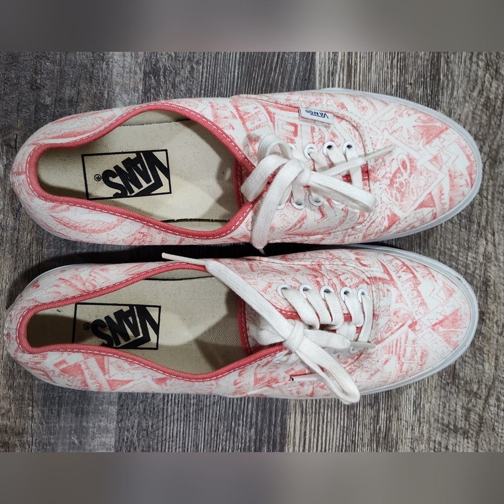 VANS AUTHENTIC SLIM VAN DOREN GEORGIA PEACH BEACHES MEN'S 7.5 WOMEN'S 9 SHOES - Picture 6 of 8